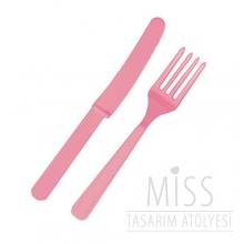 <strong>Miss</strong> Pembe Çatal Bıçak 5 Adet