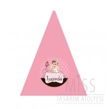 <strong>Miss</strong> Parti Şapkası Pembe 5 ADET