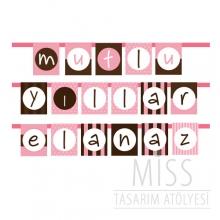 <strong>Miss</strong> Harf Banner Mutlu Yıllar + İsim En Az 2 Metre Uzunluk
