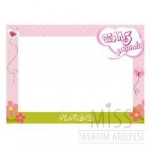 <strong>Miss</strong> Hatıra Fotoğrafı Çekilme Çerçevesi 100 cm x 70 cm