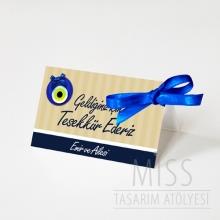 <strong>Miss</strong> Kurdeleli Teşekkür Kartı 10 Adet