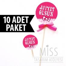 <strong>Miss</strong> KURDELELİ KÜRDAN SÜS SETİ 1O LU PAKET