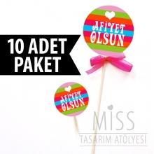 <strong>Miss</strong> KURDELELİ KÜRDAN SÜS SETİ 1O LU PAKET
