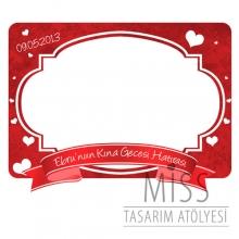 <strong>Miss</strong> 100x70 cm Büyük Boy Kına Hatıra Çerçevesi