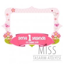 <strong>Miss</strong> Hatıra Fotoğrafı Çekilme Çerçevesi 100 x 70 cm Büyük Boy