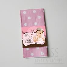 <strong>Miss</strong> Peçete Bandı ve Pembe Peçete 5 Adet