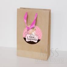 <strong>Miss</strong> Etiketli 12x17 CM Hediye Çantası 5 Adet