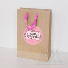 <strong>Miss</strong> Etiketli 12x17 CM Hediye Çantası 5 Adet