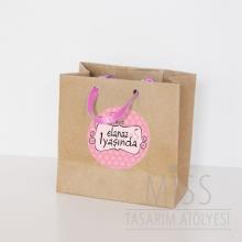<strong>Miss</strong> Etiketli 10x10 CM Hediye Çantası 5 Adet