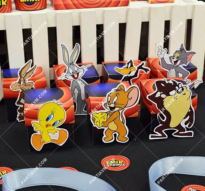 Bugs Bunny ve Arkadaşları Doğum Günü Karakterli Karton Kutu