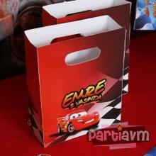 Partiavm Cars Movie Doğum Günü Süsleri Hediye Çantası Özel Tasarım 13 X 16 cm 5 Adet