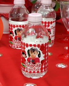 Partiavm Kırmızı Başlıklı Kız Doğum Günü Su Şişesi Bandı 5 Adet satın al