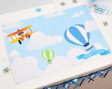 Partiavm Küçük Pilot ve Balonlar Doğum Günü Amerikan Servis Kalın Kuşe Kağıt 5 Adet satın al
