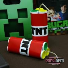 Partiavm Minecraft Doğum Günü TNT Temalı 3lü Bonibon Şeker