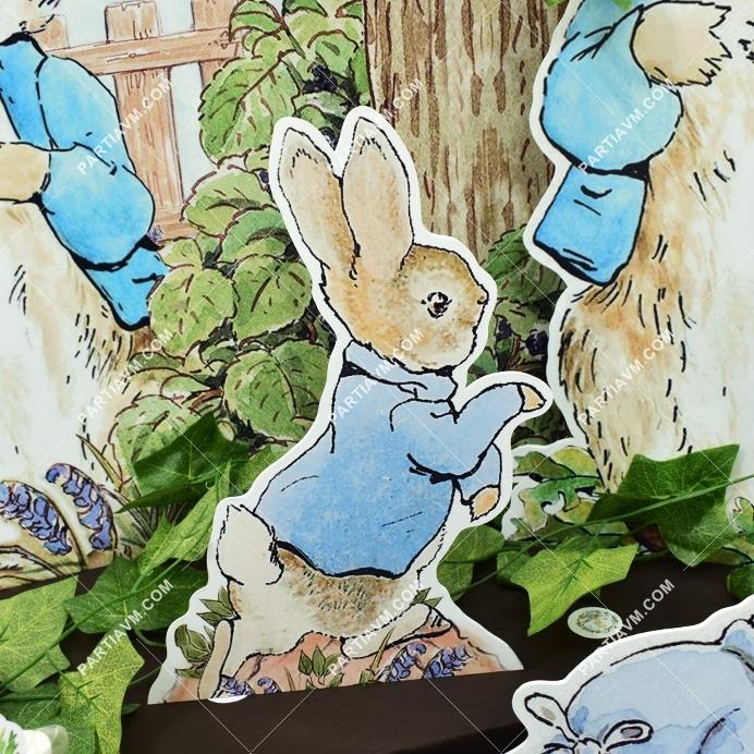 Peter Rabbit Doğum Günü 32 cm Dekor Pano
