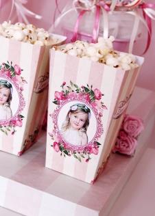 Partiavm Romantik Bahar Gülleri Doğum Günü Popcorn Kutusu 5 Adet satın al