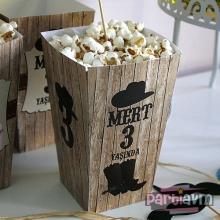 Partiavm Sevimli Kovboy Doğum Günü Süsleri Popcorn Kutusu 5 Adet satın al