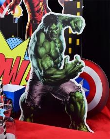 Partiavm Süper Kahramanlar Doğum Günü 45 cm Hulk Dekor Pano