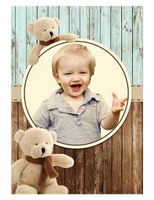 Partiavm Teddy Bear Doğum Günü 70x100 cm Yırtılmaz Branda Afiş