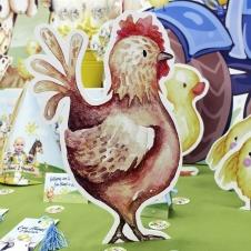 Partiavm Vintage Çiftlik 28 cm Dekor Pano Sevimli Tavuk satın al