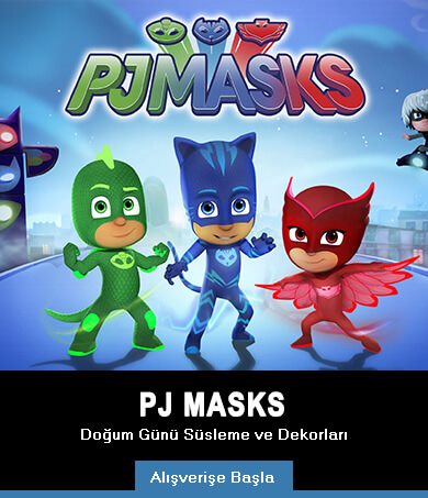 PJ Mask Doğum Günü Ürünleri