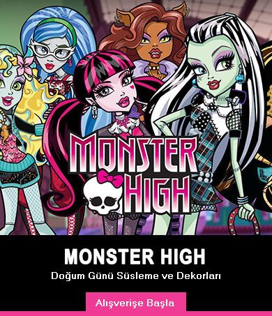 Monster High Doğum Günü Ürünleri