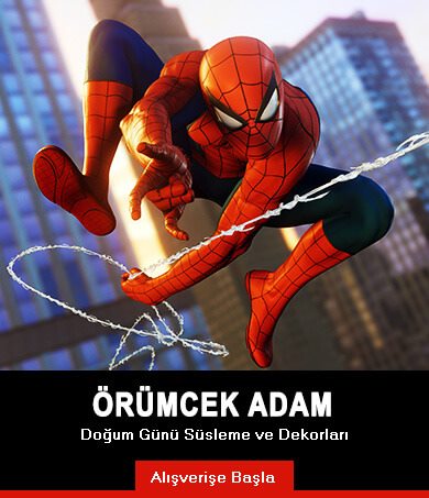 Örümcek Adam Doğum Günü Ürünleri