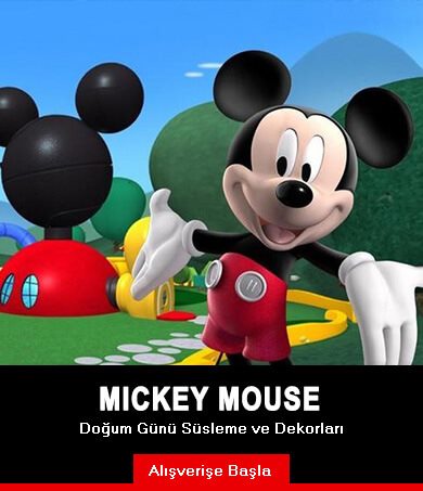 Mickey Mouse Doğum Günü Ürünleri