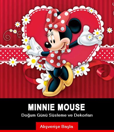 Minnie Mouse Doğum Günü Ürünleri