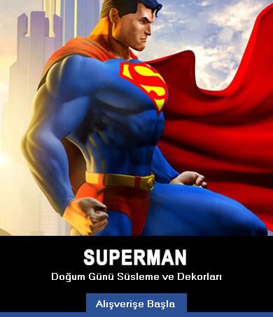 Superman Doğum Günü Ürünleri