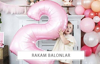 Folyo Rakamlı Balonlar