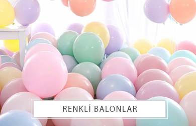 Renkli ve Baskılı Balonlar