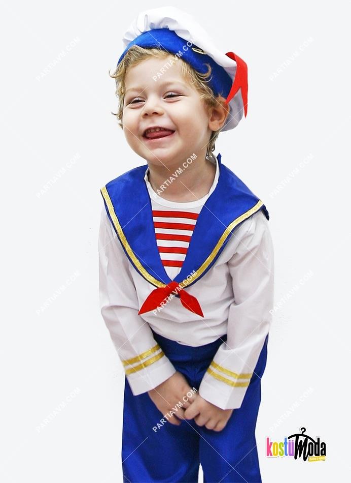02-103A Çocuk Denizci Tayfa Kostümü