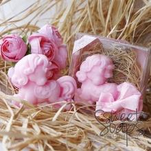 SweetSoaps Butik Sabun Pony At Sabun Etiketli ve Kurdeleli Kutusuyla satın al