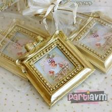 SweetSoaps Hediyelik Kokulu Taş Mini Çerçeve Fotoğraflı Hediye Keseli 6x6cm satın al