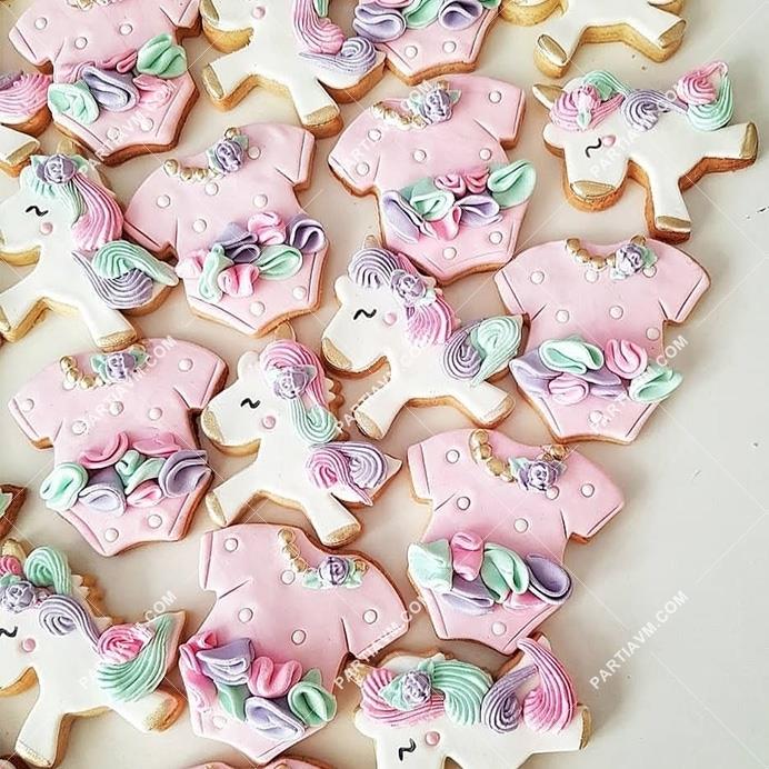 HCDA001D Unicorn Kurabiye Standart Boy ( 2 Çeşit ) Adet Fiyat Partiavm