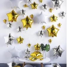 SAMM Altın Beyaz Yıldız Duvar Süsleme Seti satın al