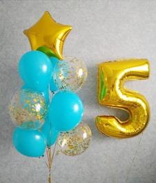 SAMM Altın Rakam Folyo Hazır Balon Seti satın al