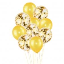 SAMM Altın Tonları Balon Demeti 10lu satın al