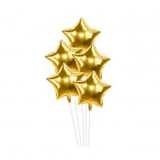 SAMM Altın Yıldız Balon Demeti 5li satın al