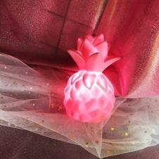 SAMM Ananas Dekoratif Gece Lambası Pembe 13x8 cm