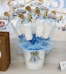 Partiavm Atlı Karınca Doğum Günü Süsleri Marshmallow Etiketli Kovada 10 Adet Süslü Çubuklarda satın al