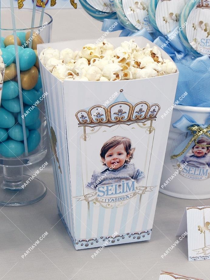 Atlı Karınca Doğum Günü Süsleri Popcorn Kutusu 5 Adet