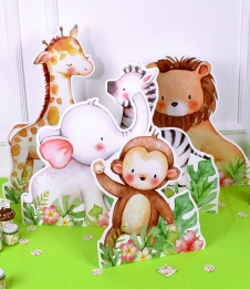 Partiavm Baby Safari Doğum Günü Süsleri 5 Adet Set Dekor Pano satın al