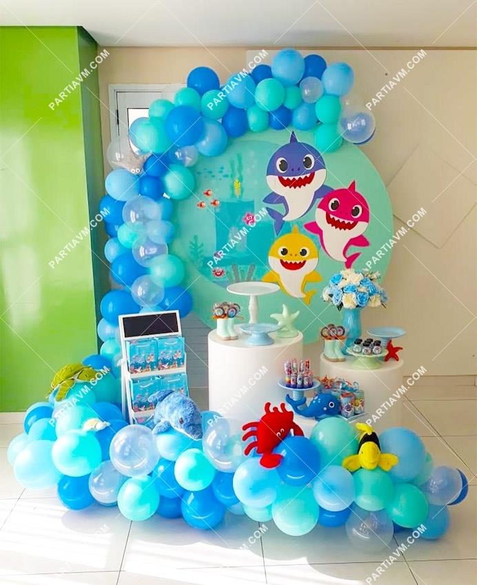 Baby Shark Zincir Balon Seti