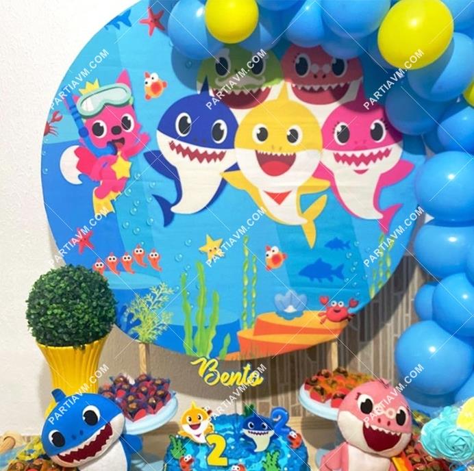 Baby Shark Zincir Balon Seti