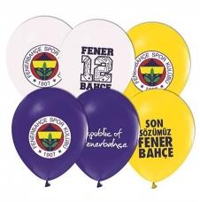 SAMM Baskılı Balon Fenerbahçe Temalı 30 cm 10 lu paket 