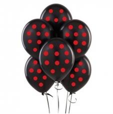 SAMM Baskılı Balon Puantiyeli Siyah Renk 10lu Paket  satın al