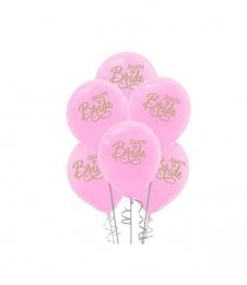 SAMM Baskılı Balon Team Bride  Pembe 10lu