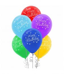 SAMM Baskılı Karışık Renk Happy Birthday Balon 10lu Paket  satın al